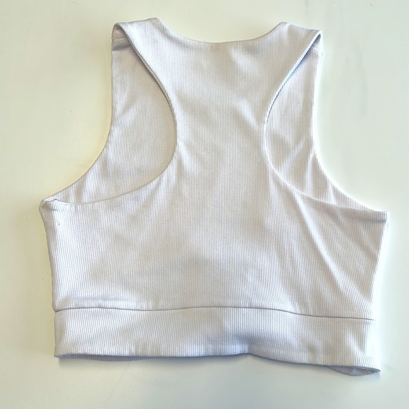 NWOT superdown Colette Tie Front Crop Tank Top - Picture 6 of 6
